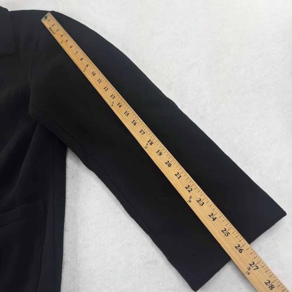 Todd Snyder Italian Wool Cashmere Cafe Jacket Men's XL Black Quiet Luxury $698 - Picture 14 of 14